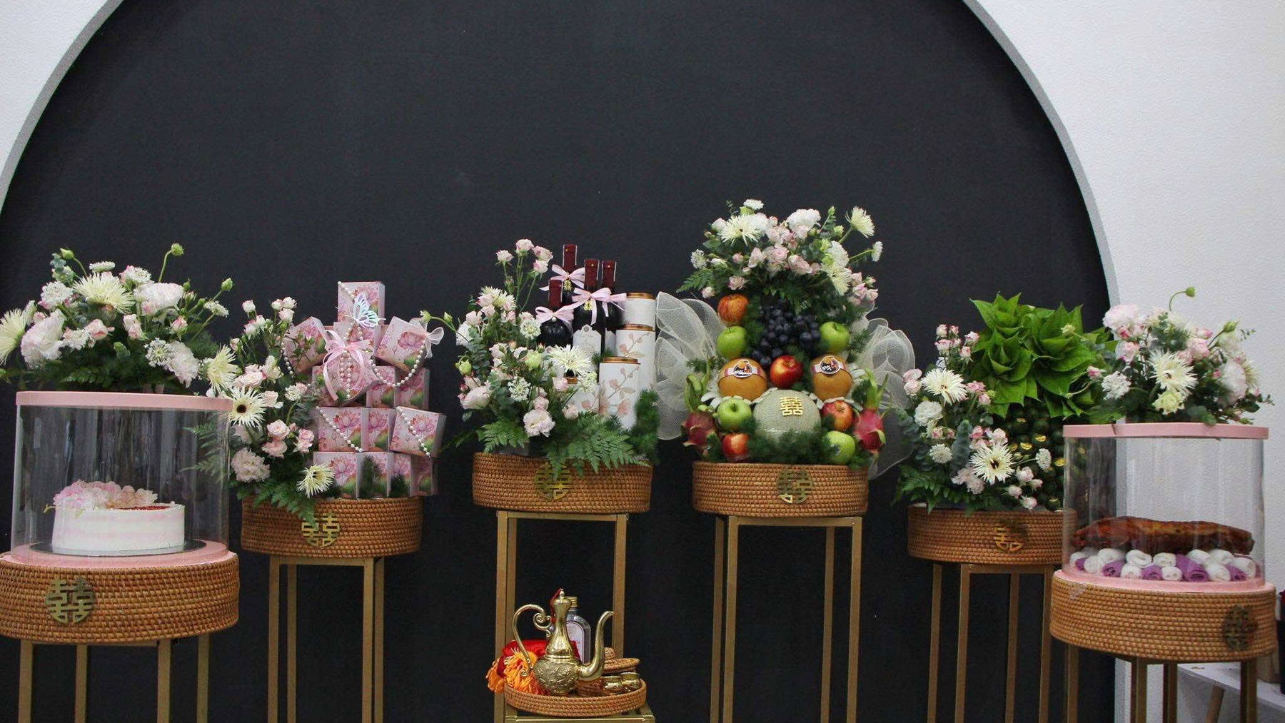 Mâm quả cưới hỏi Phương Nam Décor
